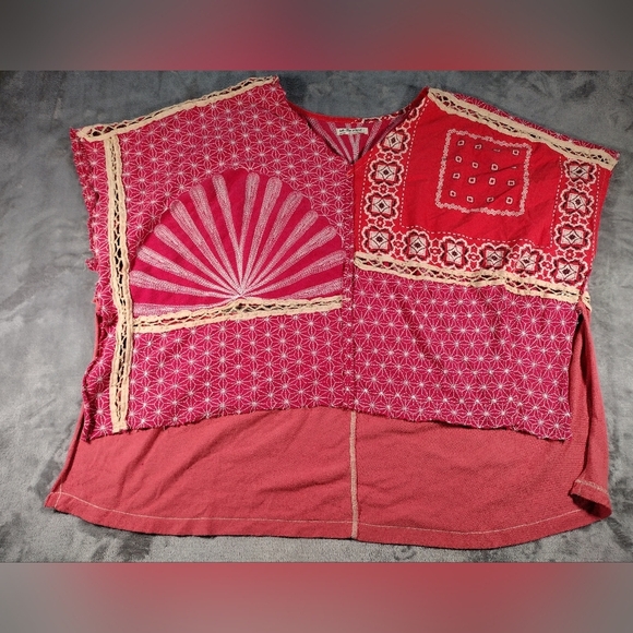 We The Free Free People Thunder Road Oversized Tee Women’s Size M - Picture 2 of 9